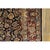 Persian 1940s Black Antique Floral Medallion Mashhad Khorassan Handknotted Wool Rug For Sale - Image 3 of 5