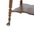 Antique Horner School Oak Cloverleaf Claw Foot & Crystal Table With Twisted Legs For Sale - Image 4 of 12