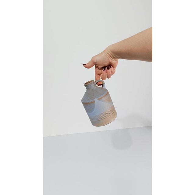 Ceramic Vintage Italian Vases in Rough Ceramic by Bucci, 1970s, Set of 2 For Sale - Image 7 of 15