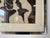 1976 Mid-Century Modern Abstract Figural Needlepoint Textile Wall Art – Framed For Sale - Image 9 of 12
