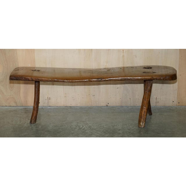 18th Century Spanish Three Legged Coffee Table, 1740s For Sale - Image 3 of 18