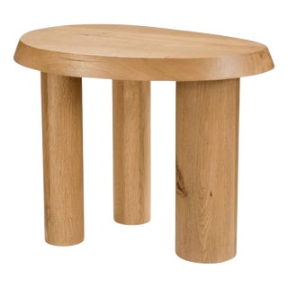 Vintage Oak Side Table For Sale