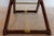 John and Elinor McGuire 1970s McGuire Director’s X-Chair in Palm Print For Sale - Image 4 of 12