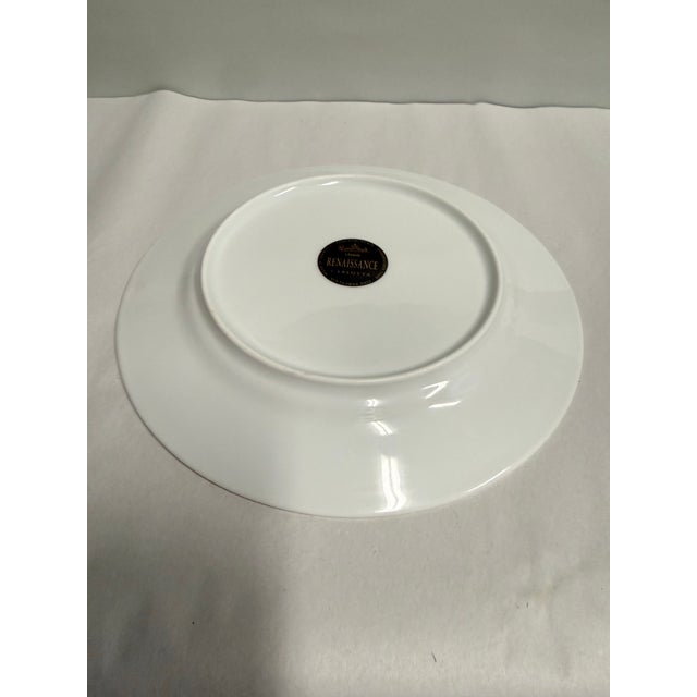 This set includes four Rosenthal Renaissance Carlotta salad plates crafted from fine porcelain. Each plate features a...