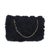 Chanel Navy Shearling Quilted Lambskin Medium Flap Bag For Sale - Image 4 of 8