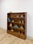 Vintage MCM Solid Walnut Four Shelf Bookcase Shallow Display MidCentury Shelving For Sale - Image 11 of 17