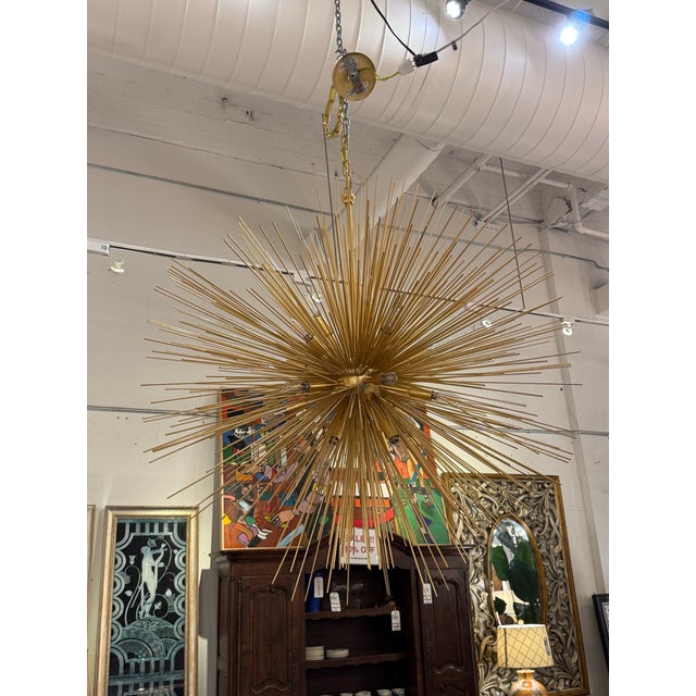 Design Plus Gallery presents the Strada Gild Chandelier by Kelly Wearstler for Visual Comfort. The Strada Burst Chandelier...