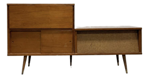 Vintage Mid Century Modern Bar Cabinet | Credenza Console | Liquor Cabinet, C. 1960’s