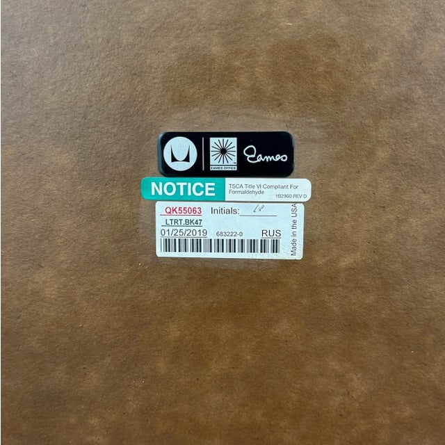 Wood Eames Wire Base Low Table For Sale - Image 7 of 7