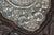 19th C. Greek Orthodox Icon, Theotokos With Christ Child — Hallmarked 950 Silver Repoussé Riza & Carved Baroque Frame, 15¾" H For Sale In Boston - Image 6 of 10
