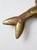 Mid Century Brass Dolphin Wall Decor For Sale - Image 4 of 8