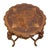 Wood Vintage Antique Mahogany & Walnut Louis XV French Provincial 29" Accent Table W. Cherubs and Acanthus Leaf Carvings For Sale - Image 7 of 7