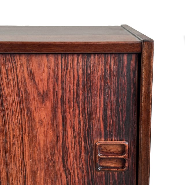 1960s Vintage Danish Rosewood Cabinet For Sale - Image 5 of 7
