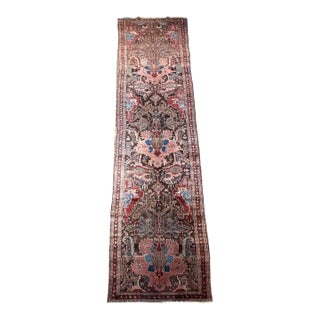 1920s Antique Persian Malayer Runner Rug For Sale