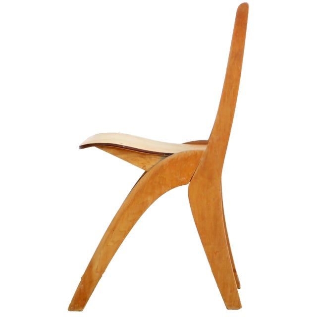 Mid-Century Modern 1960s Mid-Century Modern Children's Chairs in the Style of g.j. Van Os, Pair For Sale - Image 3 of 6