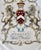 Sculpture Materials Pair of Framed 18th-Century Hand-Colored English Armorial Engravings – Belasyse and Berkeley. For Sale - Image 7 of 11