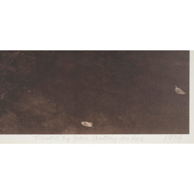 Brown "Spearing Salmon: Spokan", Sepia Photograph of Indigenous Spearfishing by Edward Sheriff Curtis For Sale - Image 8 of 10