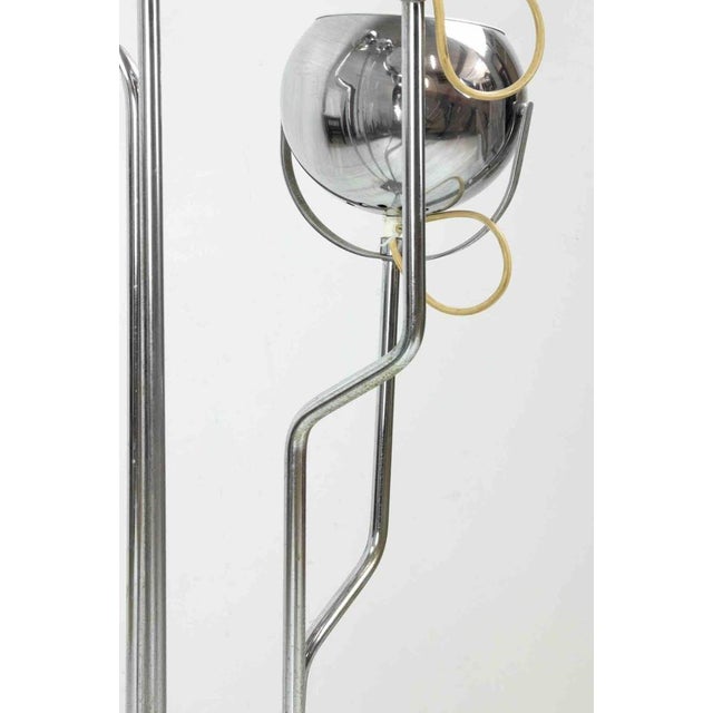 1970s Vintage Chromed Steel Floor Lamp by Goffredo Reggiani, Italy, 1970s For Sale - Image 5 of 6
