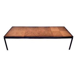 John Stuart Extendable Dining Table, Mahogany & Walnut, 1960s For Sale