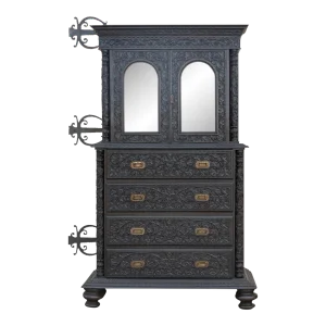 Antique Anglo-Indian Secretary Cabinet