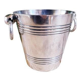 Antique English Silver Savoy Hotel London Ice Bucket For Sale