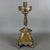 Antique Tripod Candlestick in Gilded Silver Metal with Lion Paws, 1800s For Sale - Image 11 of 11