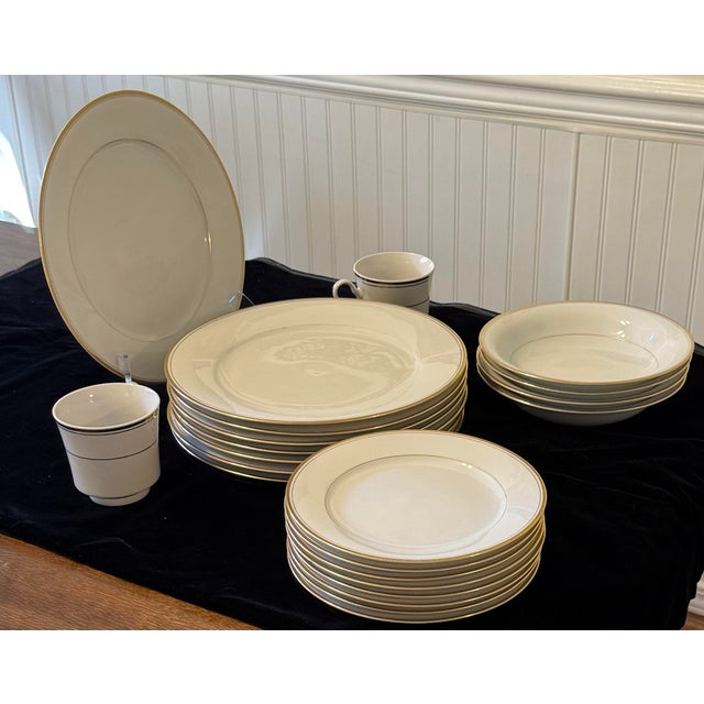 Noritake China Goldart Dishes - 22pcs For Sale - Image 10 of 12