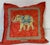 Textile Pair Jim Thompson Thai Silk Elephant Pillows, Tony Duquette Style, circa 1990s For Sale - Image 7 of 16