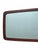 This elegant danish wall mirror features a solid teak frame with a beautifully tapered silhouette, narrowing gently from...