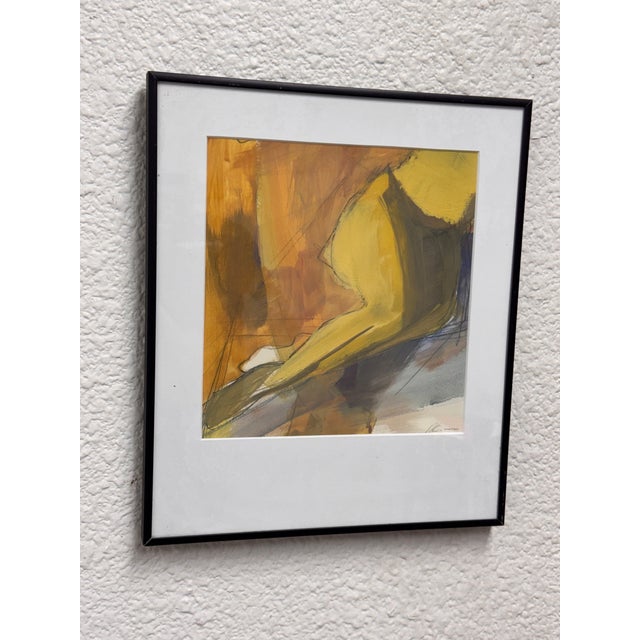 Contemporary Artist Signed "Roots" Acrylic Painting Framed, Circa 2003 For Sale - Image 3 of 12