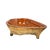 Antique French Terracotta Pâté Mold, 1890s, in Very Good conditions. Designed 1890 to 1919