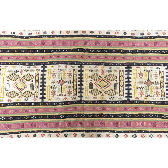 Doris Leslie Blau Vintage Moroccan Kilim Rug For Sale In New York - Image 6 of 9