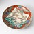 Large Meiji period, Kutani ceramic plate/dish. Signed: Dai Nippon Kutani zō.