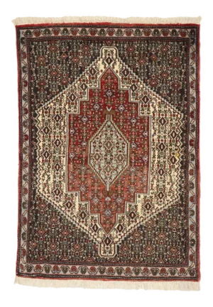 Vintage Persian Sanadaj Accent Rug - 02'05 X 03'05