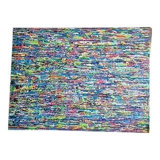 Large 40x30 Adrianna Meredith Impasto Abstract Painting "To Miss Laura" 2014 For Sale