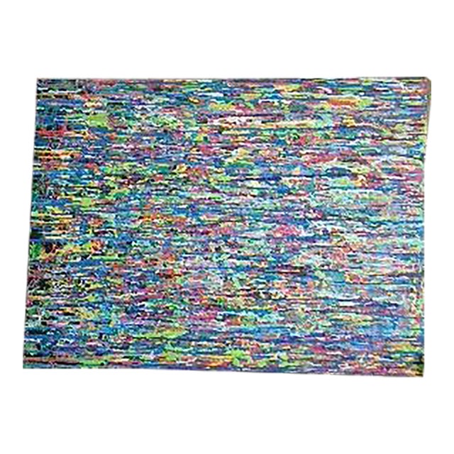 Large 40x30 Adrianna Meredith Impasto Abstract Painting "To Miss Laura" 2014 For Sale