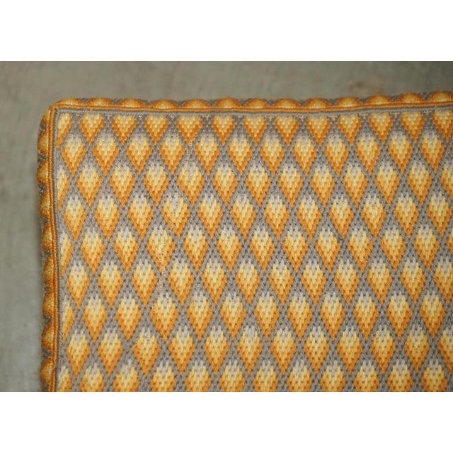 Small Georgian English Country House Footstool with Embroidered Top Bun Feet, 1800s For Sale - Image 12 of 18