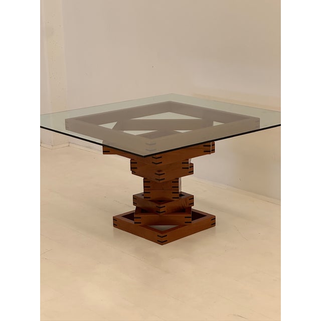 1970s Corinth Dining Table by Ferdinando Meccani for Meccani Furniture, 1978 For Sale - Image 5 of 9