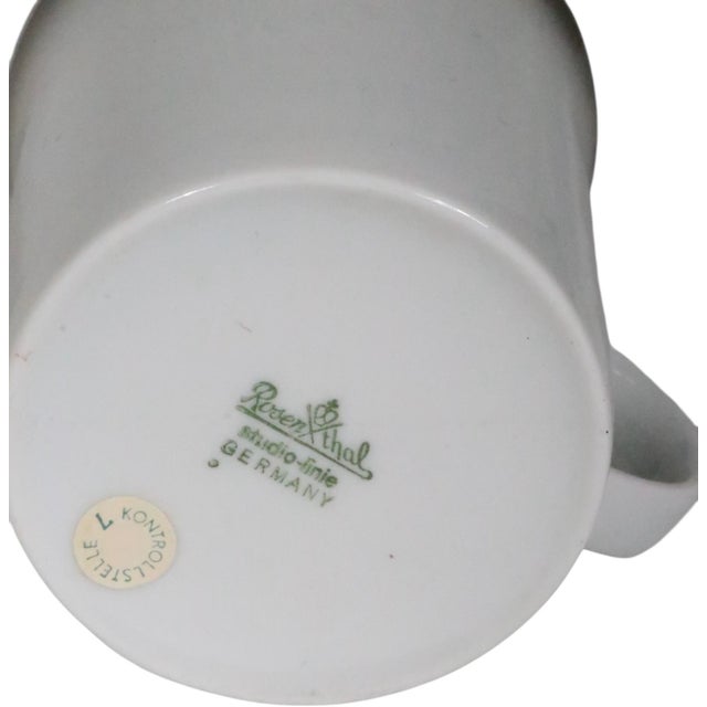 Mid 20th Century Service for 8 Rosenthal Evensong Mid Century Evensong Silver Rom Fine China For Sale - Image 9 of 18