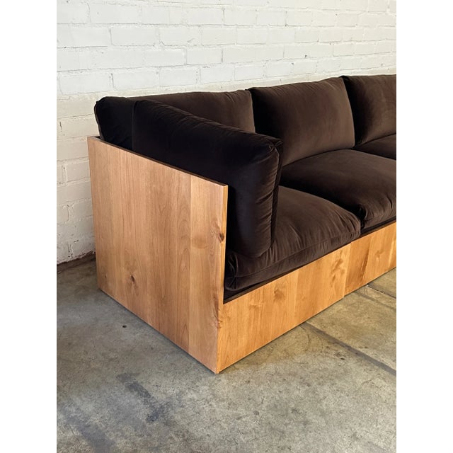 Made to Order Cantabria Modular Sofa - Alder For Sale In Los Angeles - Image 6 of 15
