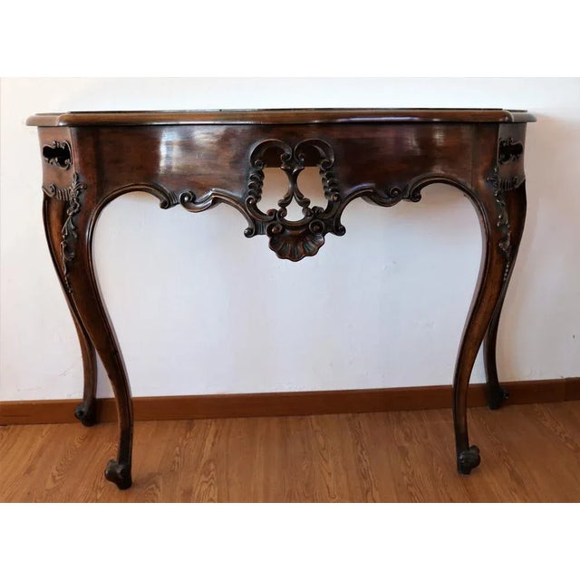 Venetian Baroque Style Console For Sale - Image 6 of 8