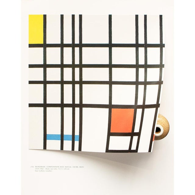 Piet Mondrian 1991 After Piet Mondrian "Composition in Red, Yellow, Blue", Full-Color Parisian Print For Sale - Image 4 of 8