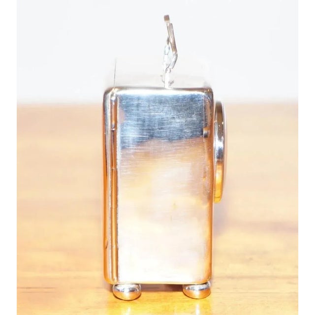 Sterling Silver & Enamel Miniature Carriage Clock by Archibald Knox for Liberty, 1911 For Sale - Image 6 of 18