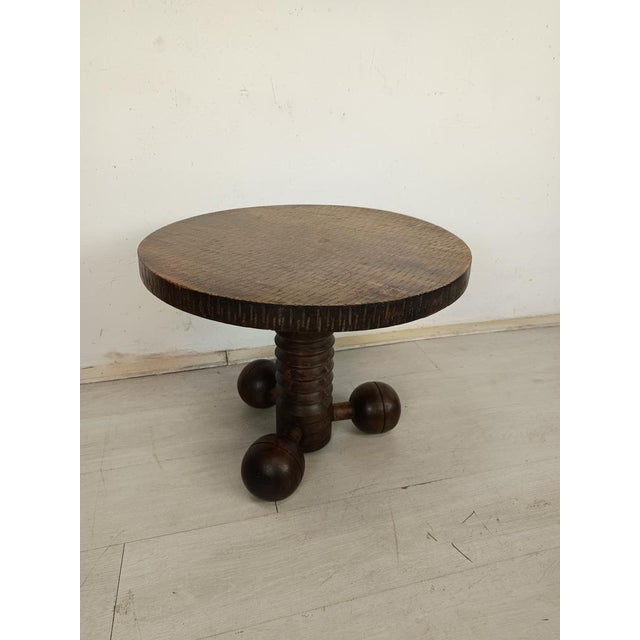 Art Deco Side Table by Charles Dudouyt, 1940s For Sale - Image 4 of 18