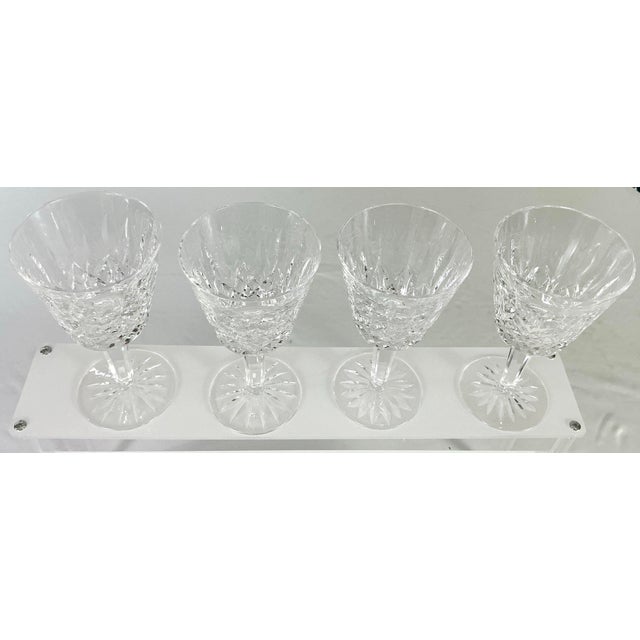 Transparent 1990s Waterford, Crystal of Ireland “ Lismore” 4 Ounce Claret Wines - Set of 8 For Sale - Image 8 of 10