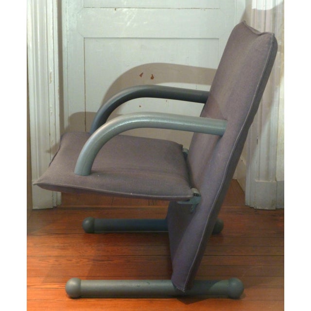 Postmodern T Line Armchair by Burkhard Voghterr for Arflex, 1980s For Sale - Image 3 of 6