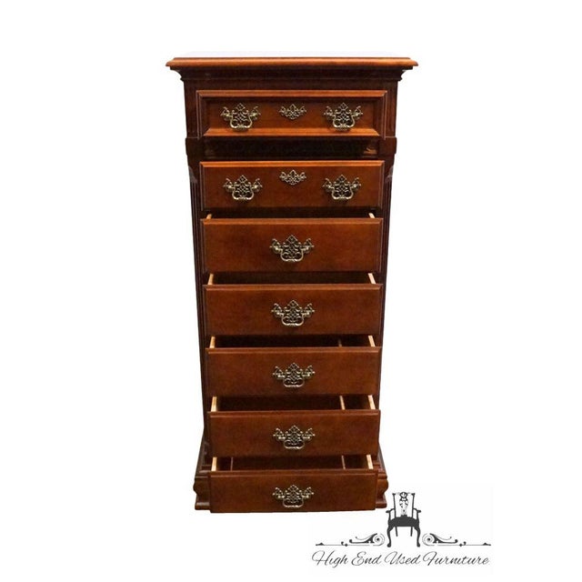 Late 20th Century Stanley Furniture American Heritage Collection Mahogany Traditional Style 24" Lingerie Chest 172-13-11 For Sale - Image 5 of 13