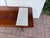 American 1950’s American Mod Century Modern Walnut Coffee Table With Atomic Tile Inserts For Sale - Image 3 of 9