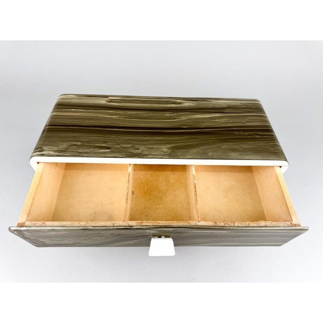 Plastic Mid-Century Plastic Jewellery Box with Glossy Finish, 1950s For Sale - Image 7 of 12