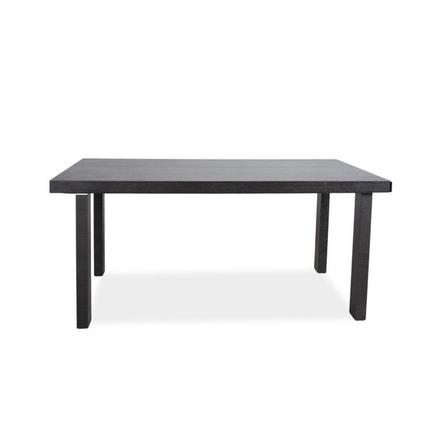 Extendable Dining Table in Black Oak from Contours For Sale - Image 10 of 12